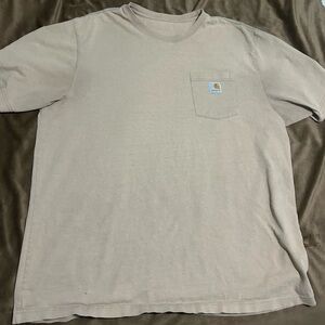 Carhartt Light Tan Crew Neck Tee